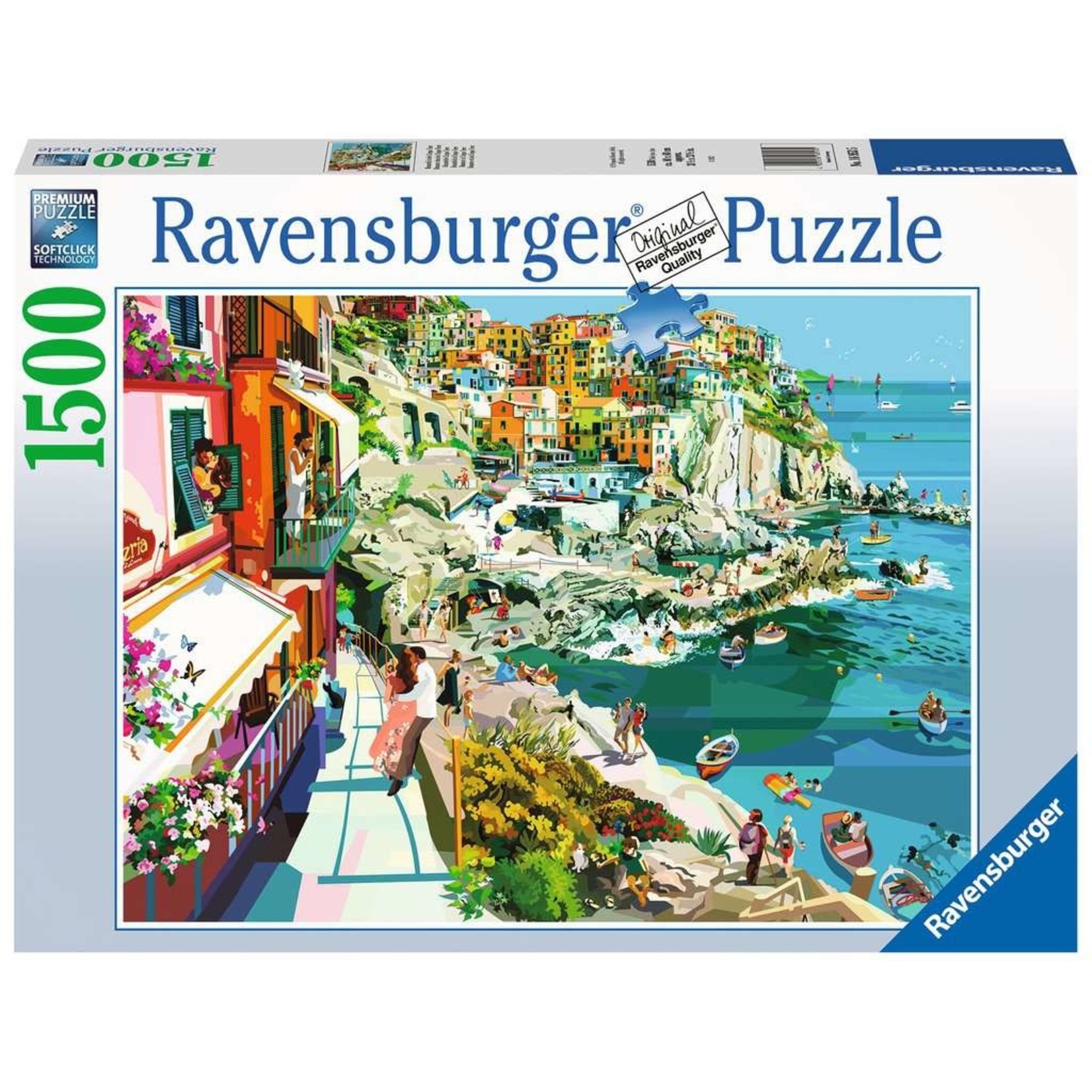 Ravensburger Romance in Cinque Terre, 1500-Piece Jigsaw Puzzle