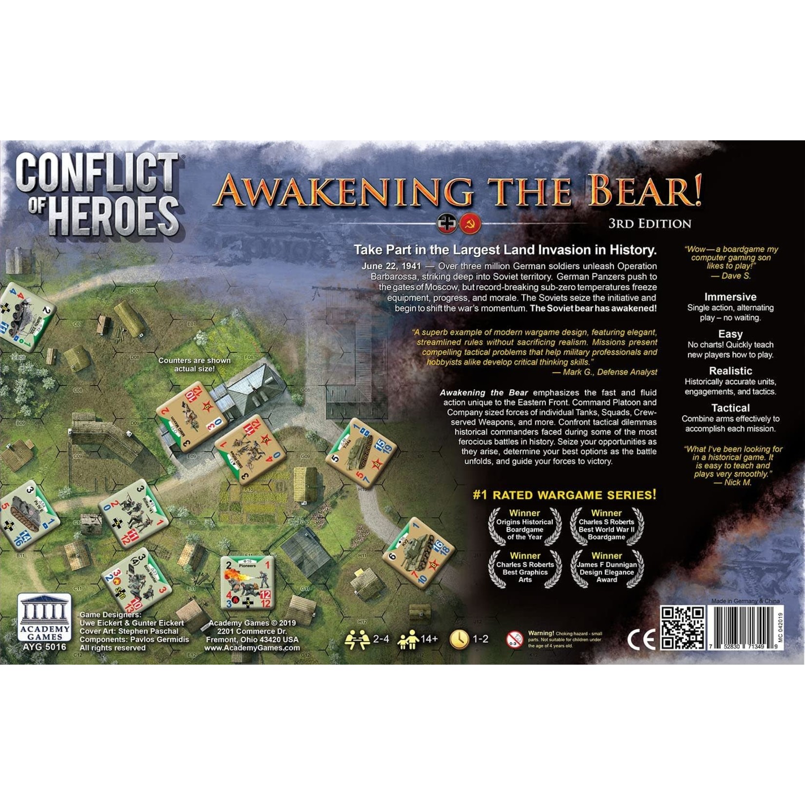 Academy Games Conflict of Heroes: Awakening the Bear (3rd Edition)