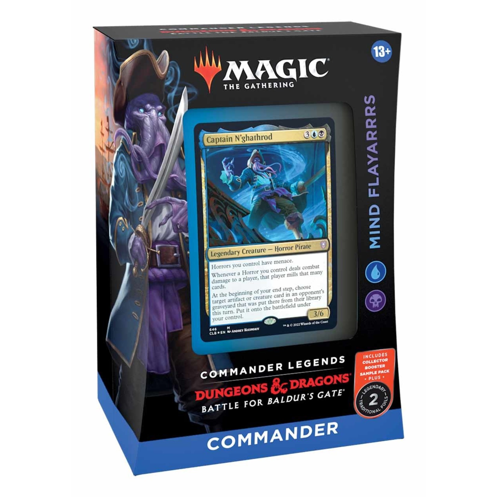 Magic: The Gathering Magic: The Gathering – Commander Legends: Battle for Baldur's Gate, Commander Deck (Mind Flayarrrs)
