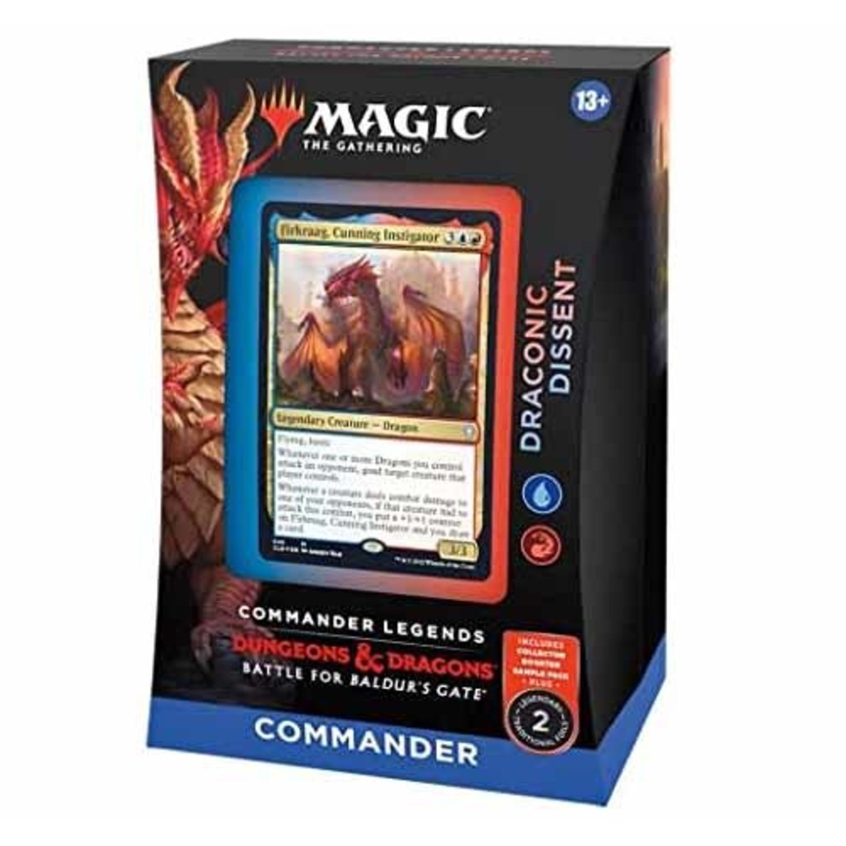 Magic: The Gathering Magic: The Gathering – Commander Legends: Battle for Baldur's Gate, Commander Deck (Draconic Dissent)
