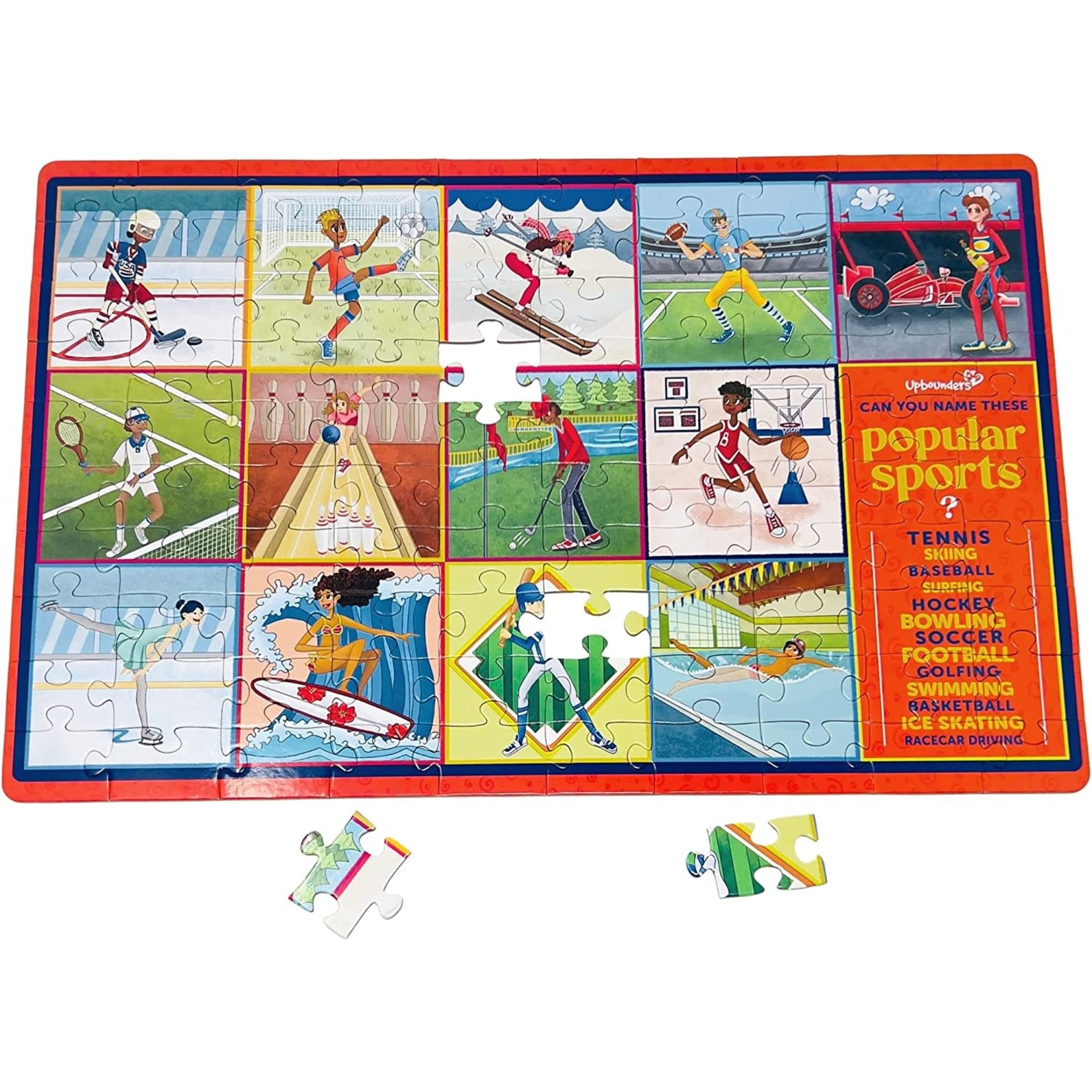 Upbounders Popular Sports, 100-Piece Jigsaw Puzzle (Jumbo)