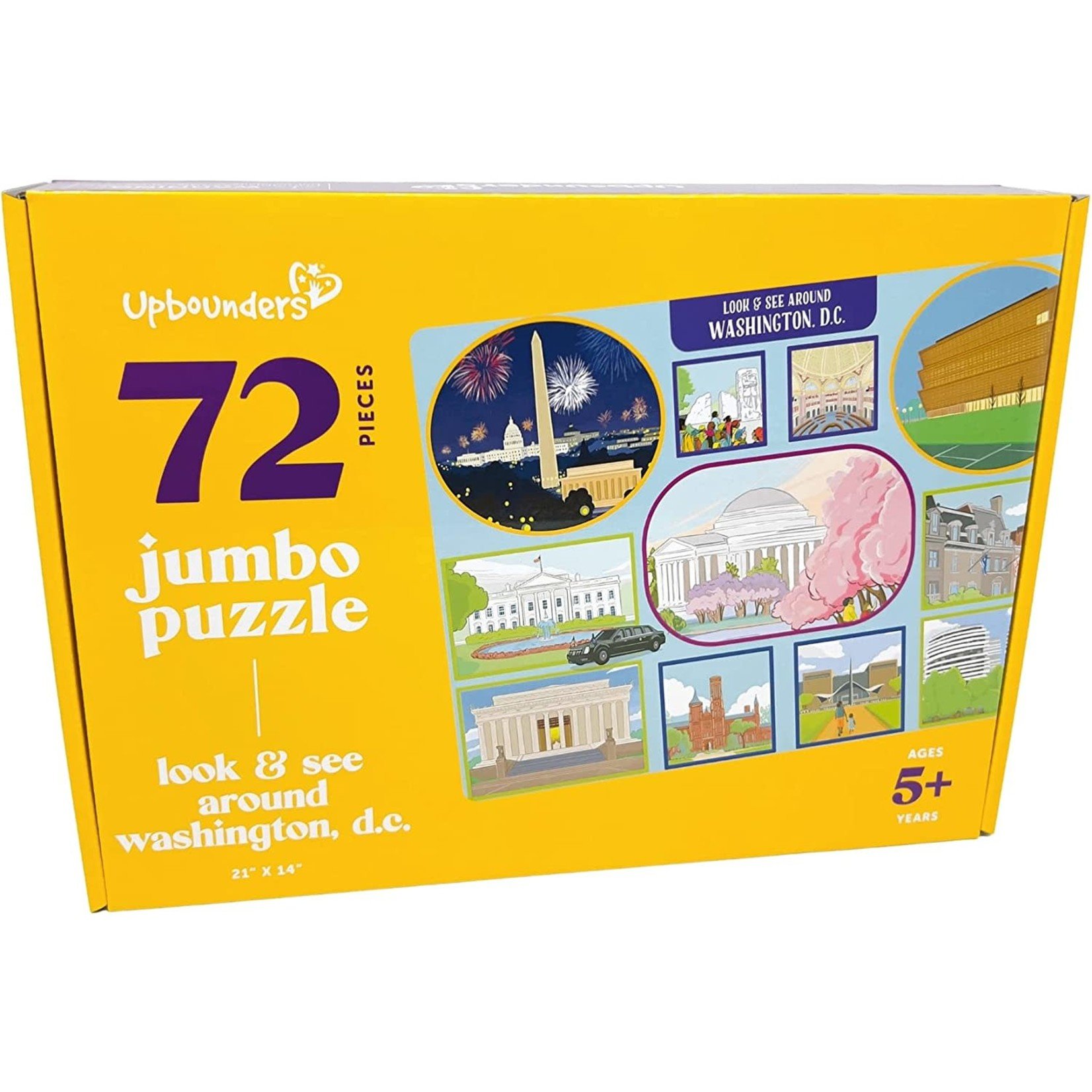 Upbounders Look & See Around Washington, DC, 72-Piece Jigsaw Puzzle (Jumbo)