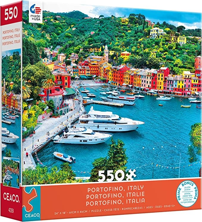 新品Biking Through Italy Jigsaw Puzzle 550 Piece-