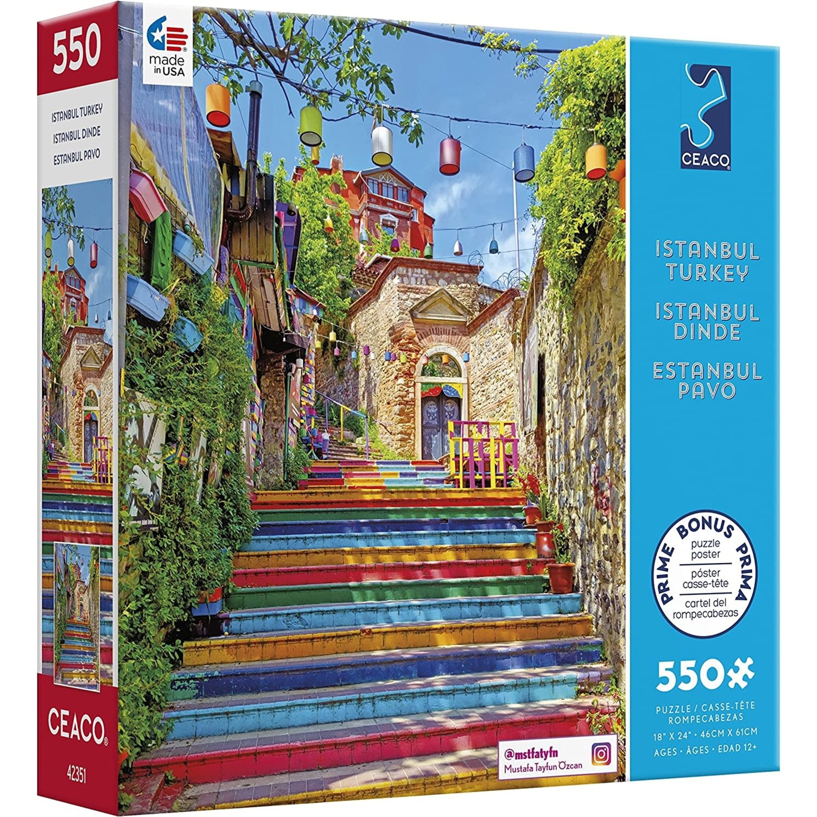 Ceaco Around the World: Istanbul, Turkey, 550-Piece Jigsaw Puzzle