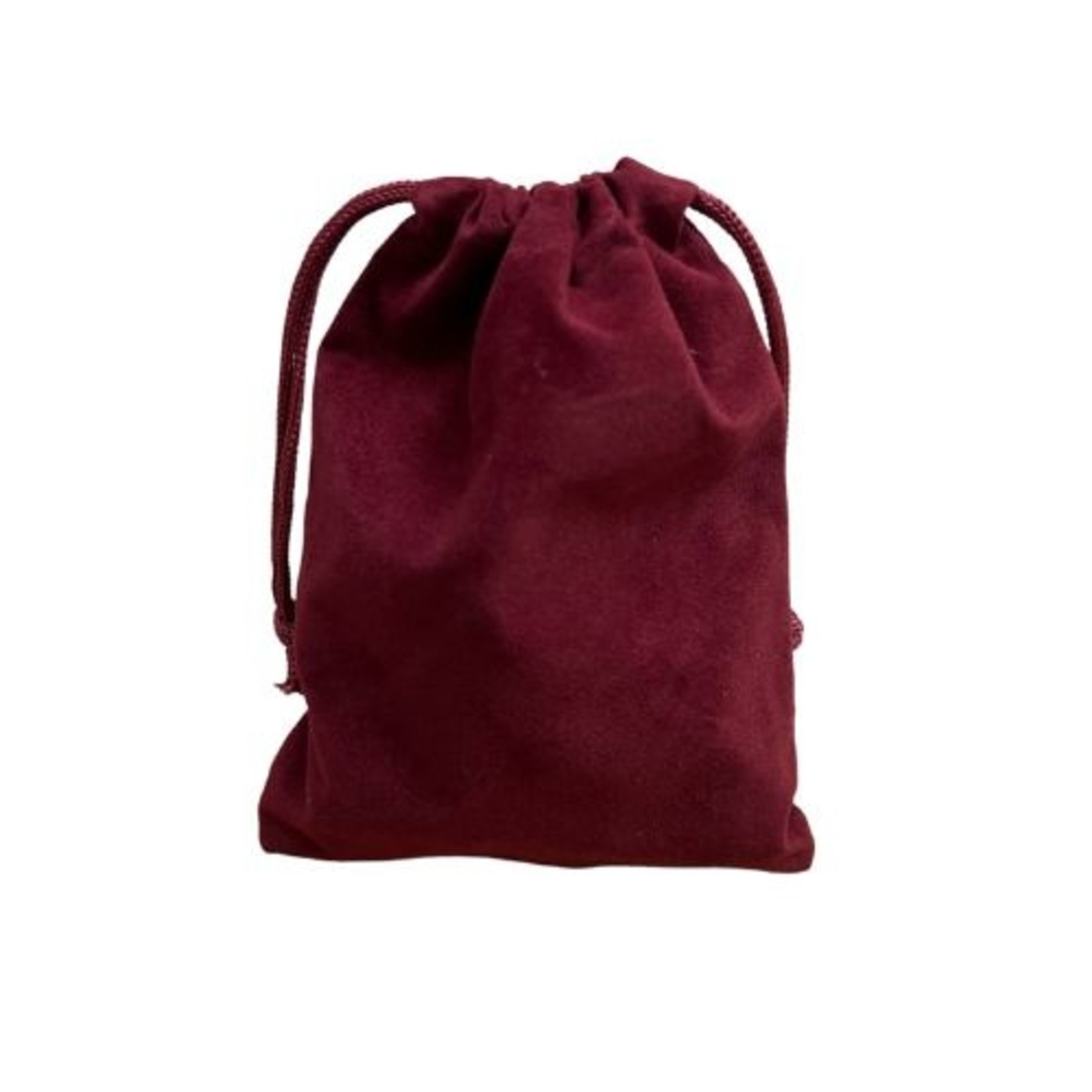 Uline Dice Bag: Velvet Burgundy (4x5.5")