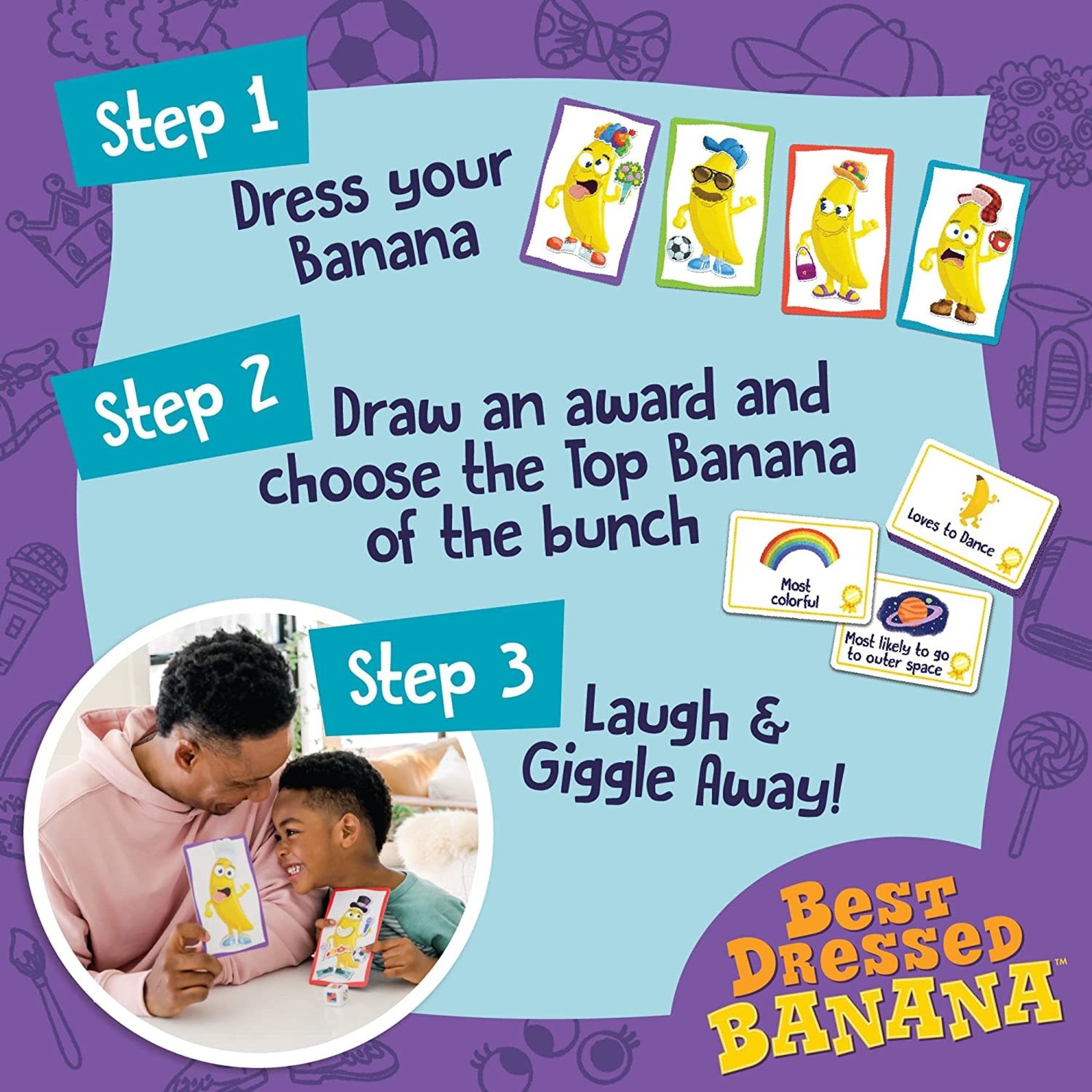 Peaceable Kingdom Best Dressed Banana: The Silly Magnetic Dress-Up Game