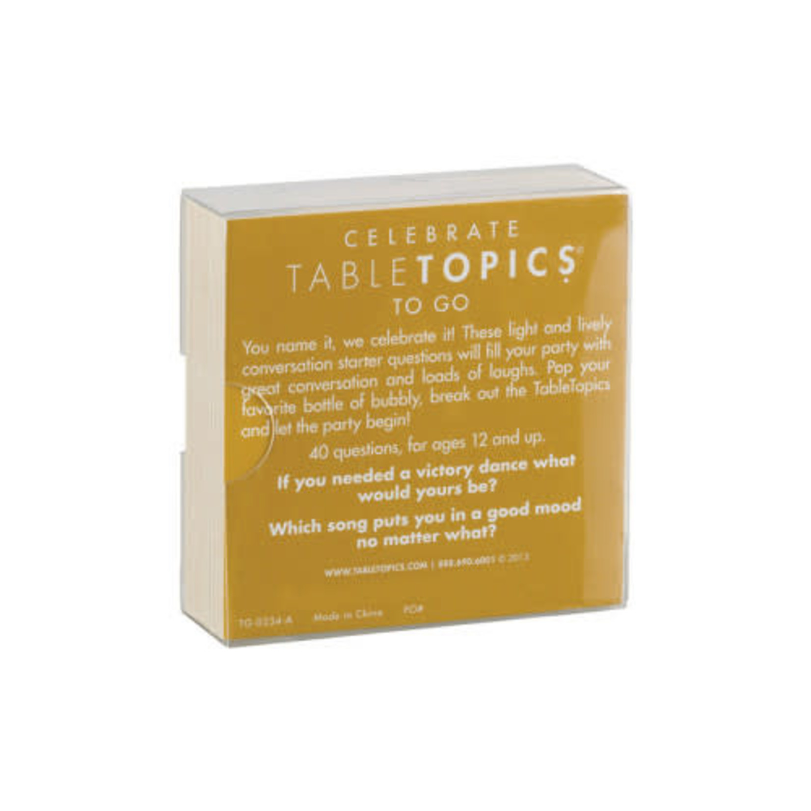 Table Topics To Go Celebrate - Labyrinth Games & Puzzles