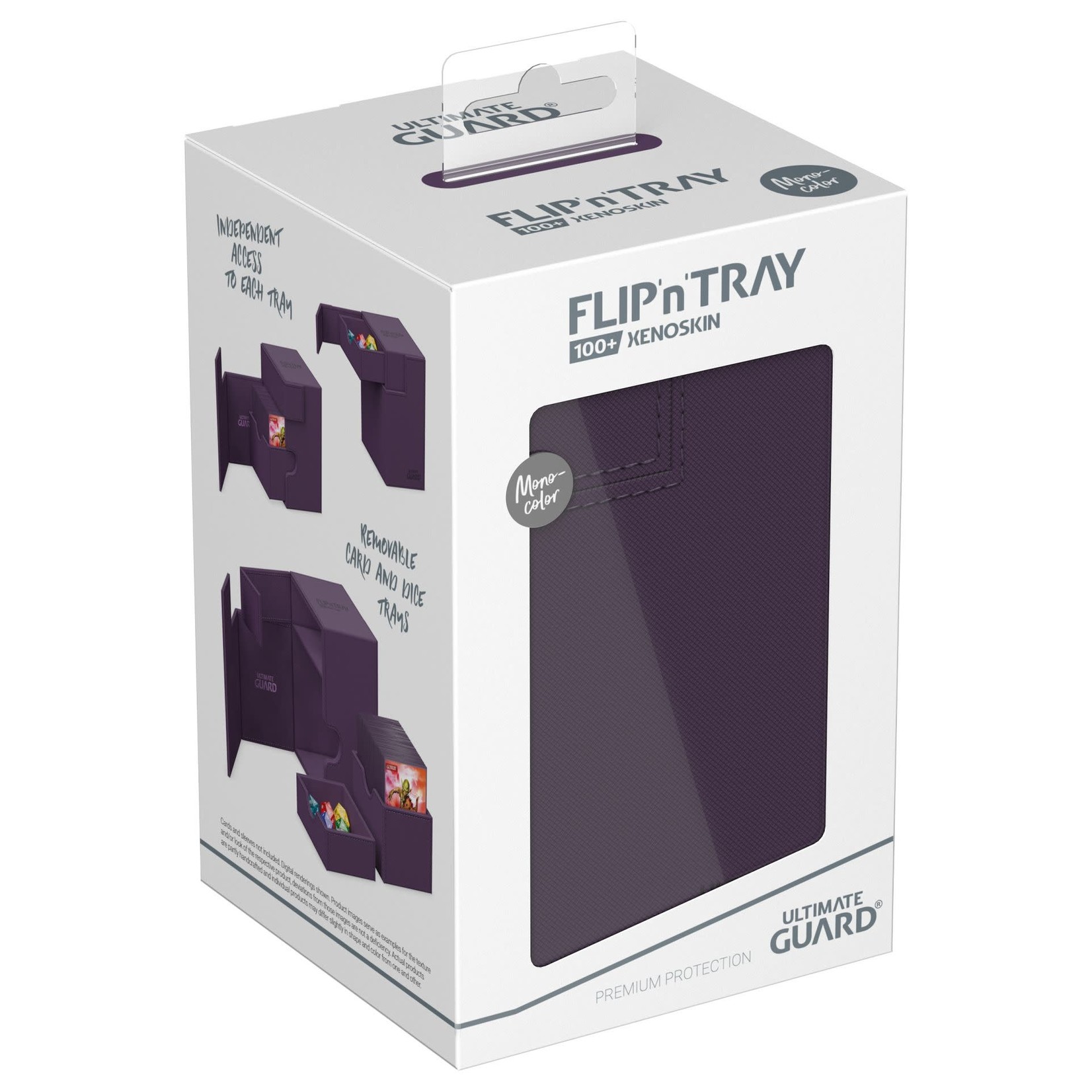 Ultimate Guard Deck Box: Flip 'n Tray, Xenoskin 100+ (Purple)