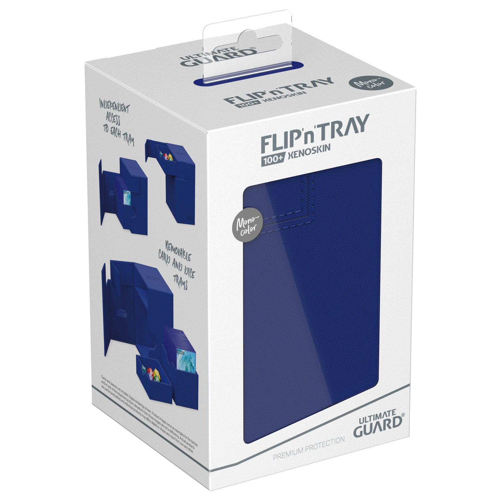 Ultimate Guard Deck Box: Flip 'n Tray, Xenoskin 100+ (Blue)