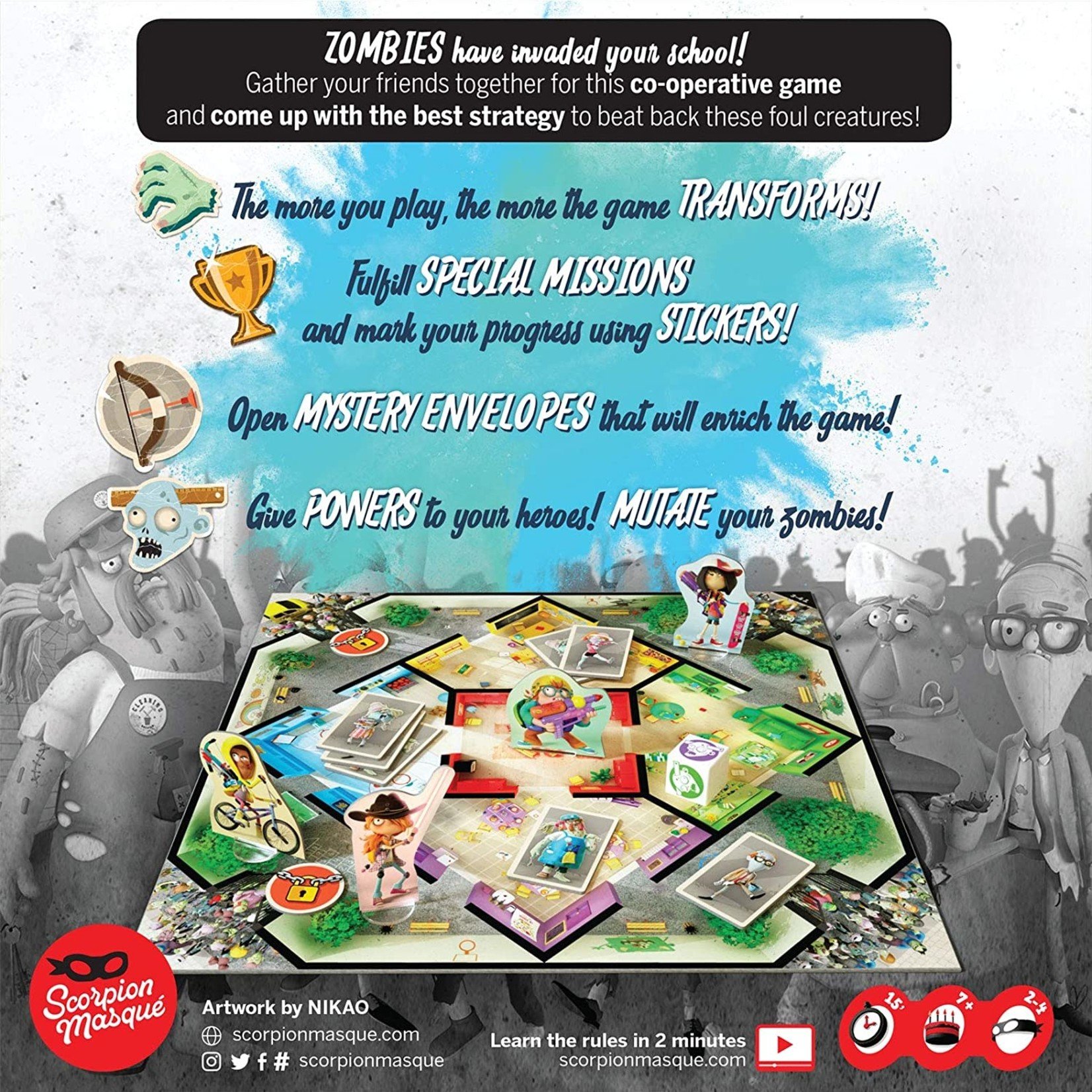 Zombie Kidz Review - Board Game Quest