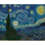 Artifact Puzzles Starry Night by Van Gogh De Sterrennacht, 336-Piece Wooden Jigsaw Puzzle