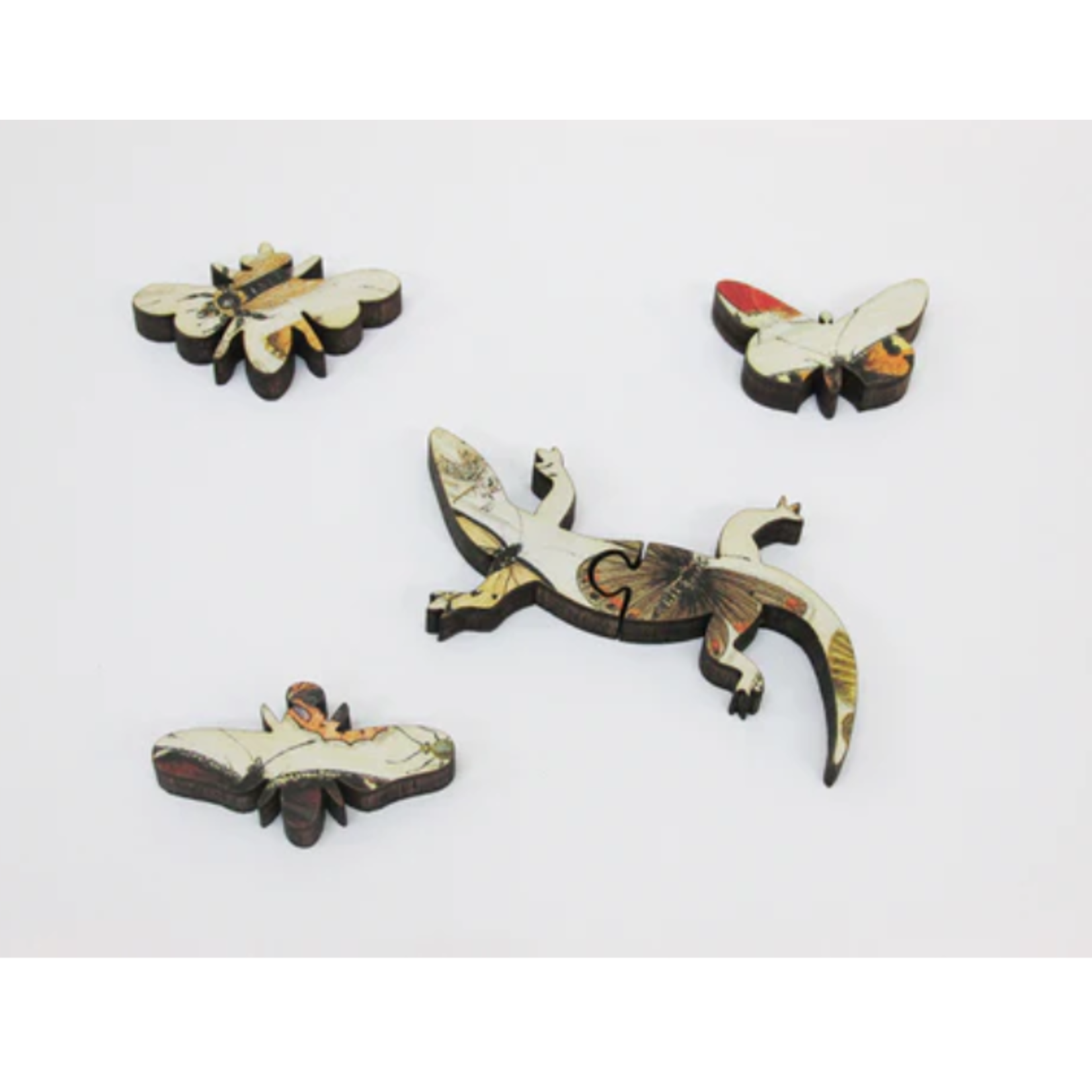 Artifact Puzzles Butterflies by Jan van Kessel, 161-Piece Wooden Jigsaw Puzzle  by Artifact Puzzles