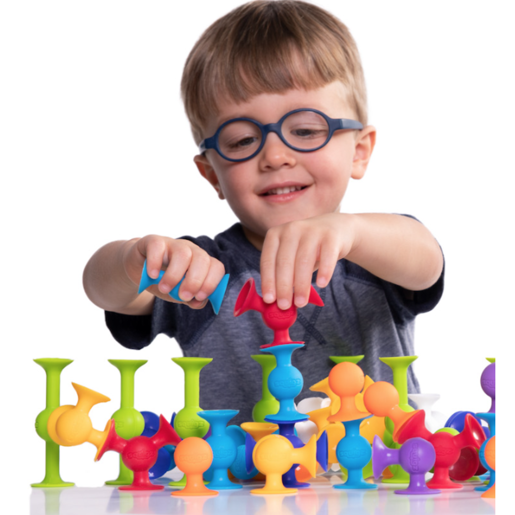 Fat Brain Games Squigz Deluxe Set – 50 Pieces