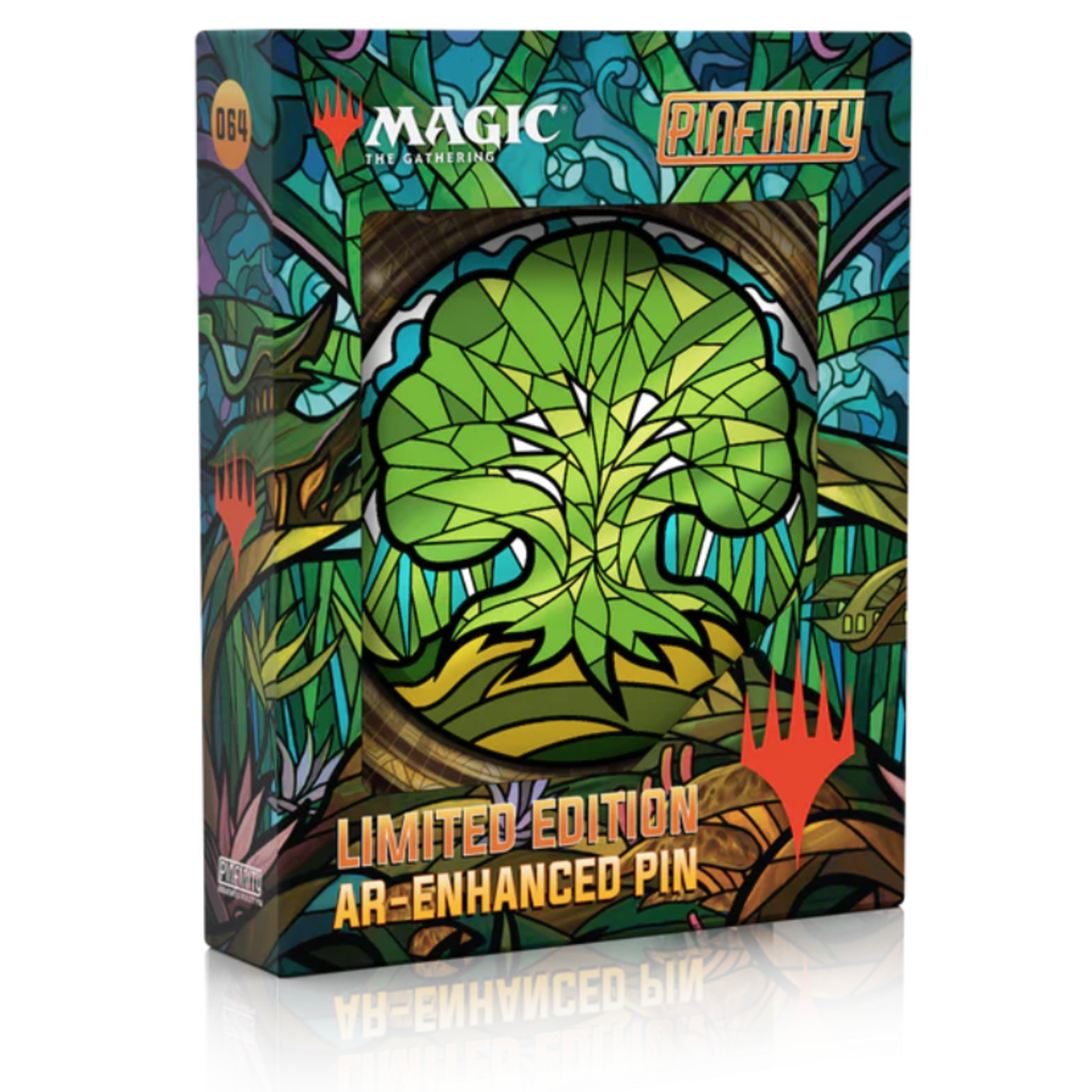 Pinfinity Augmented-Reality-Enhanced Pin: Magic: The Gathering – Stained Glass Forest (Limited Edition)