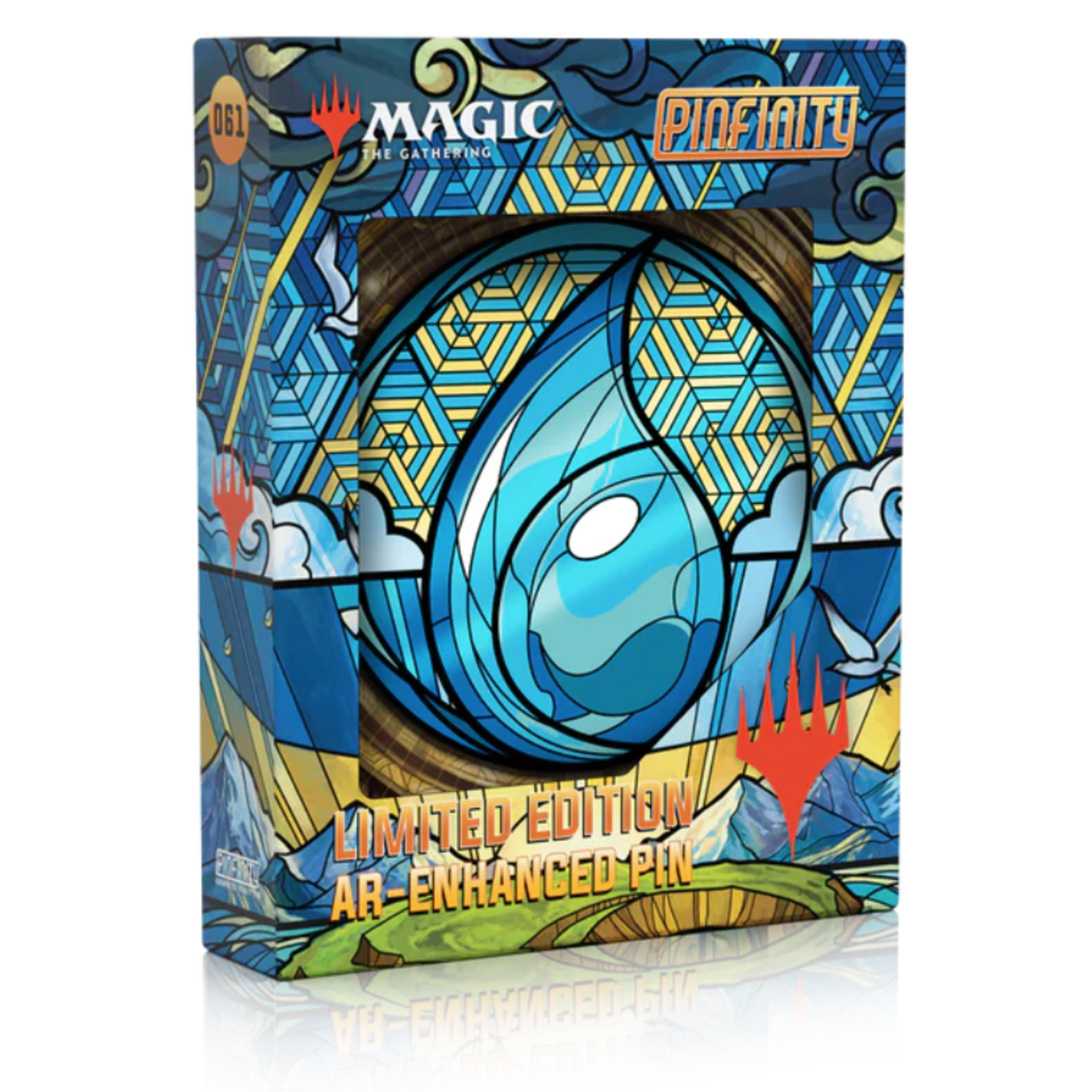 Pinfinity Augmented-Reality-Enhanced Pin: Magic: The Gathering – Stained Glass Island (Limited Edition)