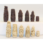 Worldwise Imports Medieval Style Chess Pieces, Resin (3.75" King)