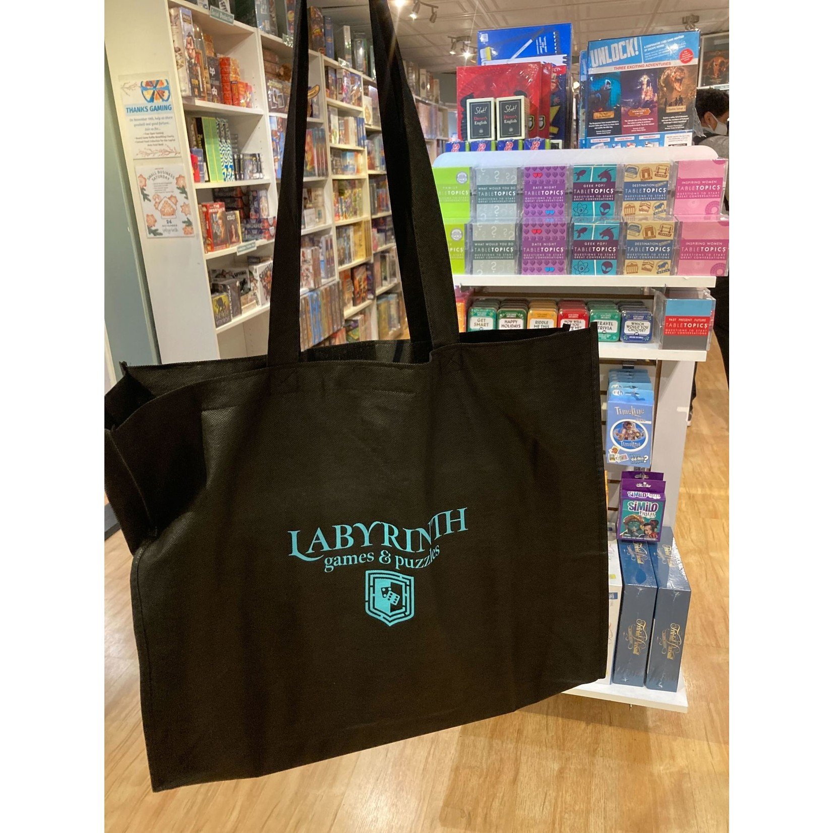 Labyrinth Labyrinth Tote Bag (Dice within Crest Logo, 2022)