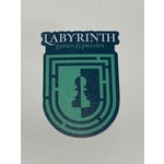 Labyrinth Sticker: Labyrinth Crest (Green with Pawn Piece)