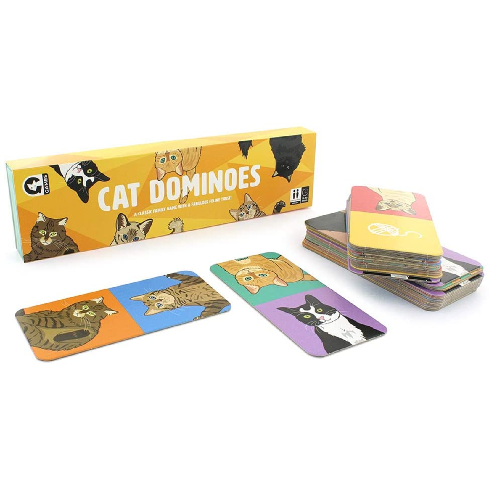 Ginger Fox Cat Dominoes: A Classic Family Game with a Fabulous Feline Twist