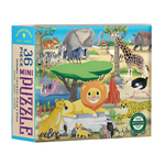 Eeboo Wild Habitats: Savanna, 36-Piece Jigsaw Puzzle