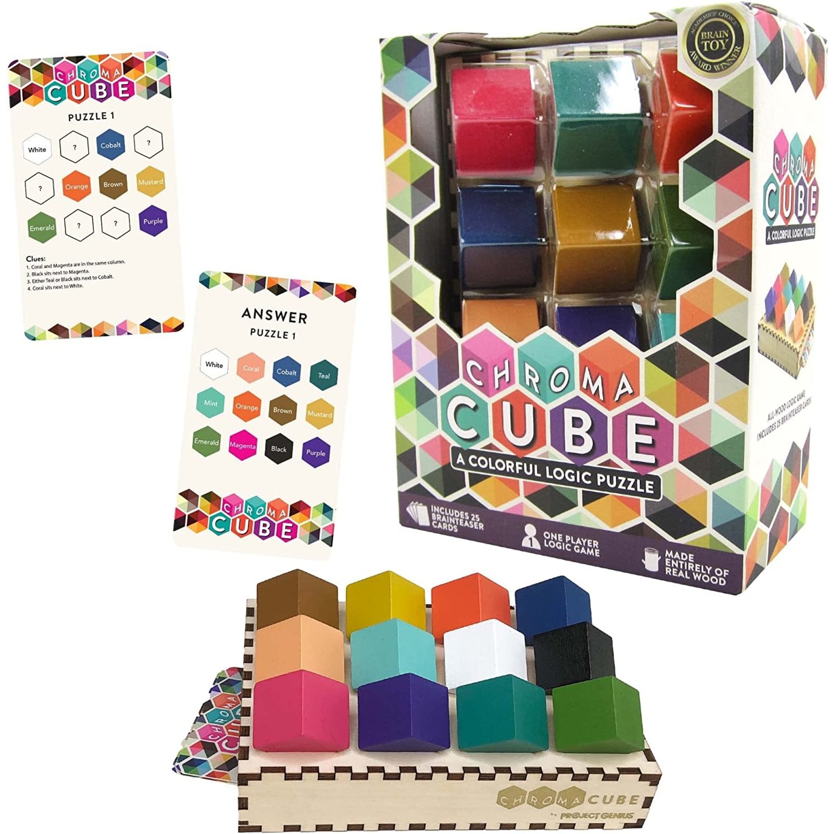 Project Genius Chroma Cube: A Colorful Logic Puzzle