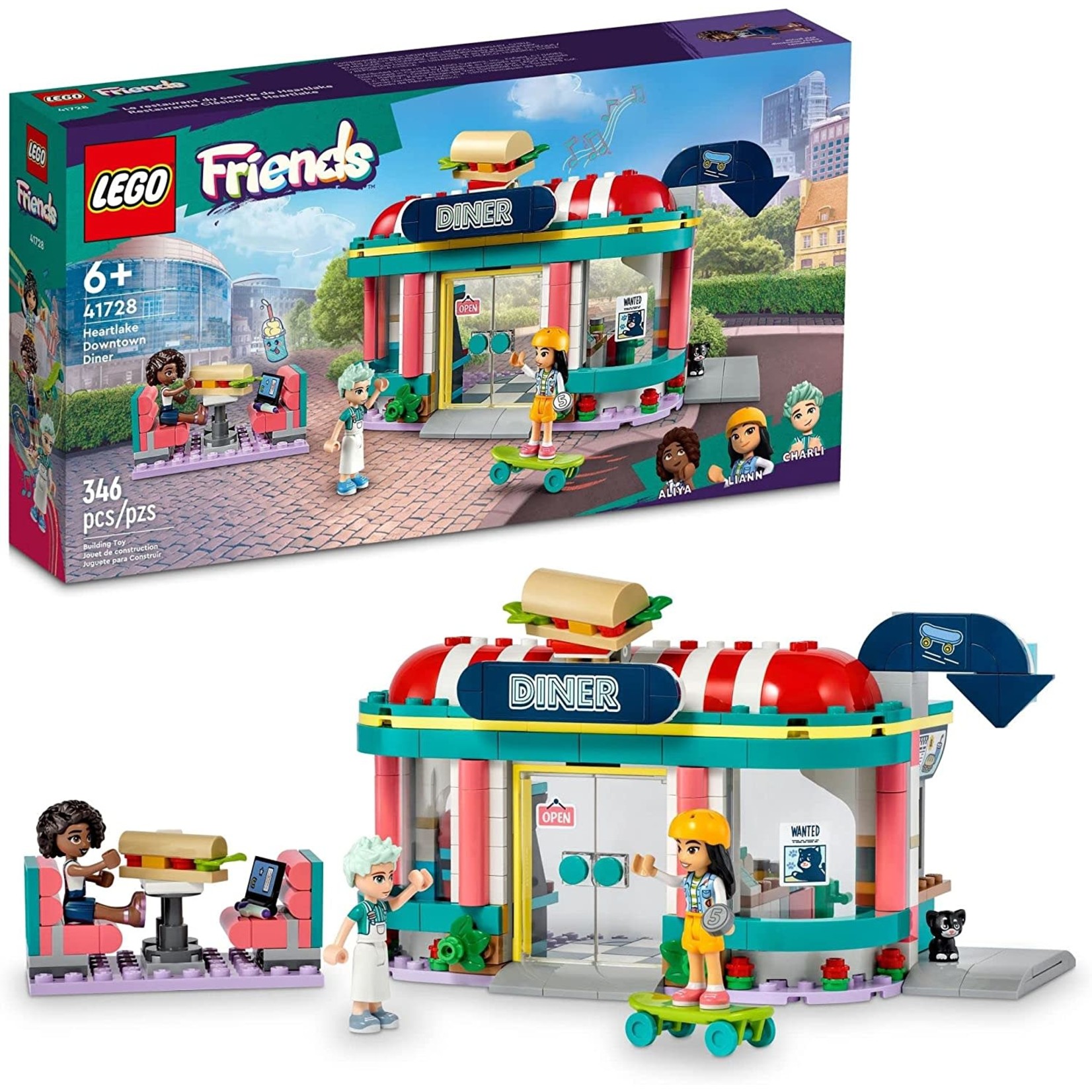 LEGO LEGO Friends  Heartlake Downtown Diner (41728)