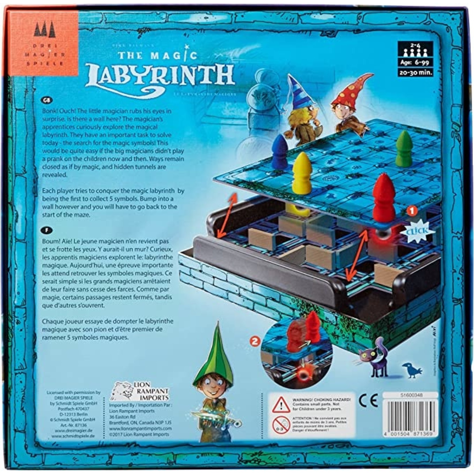 Drei Magier 魔法のラビリンス [おもちゃ＆ホビー] 2mvetro The Magic Labyrinth - Labyrinth Games & Puzzles