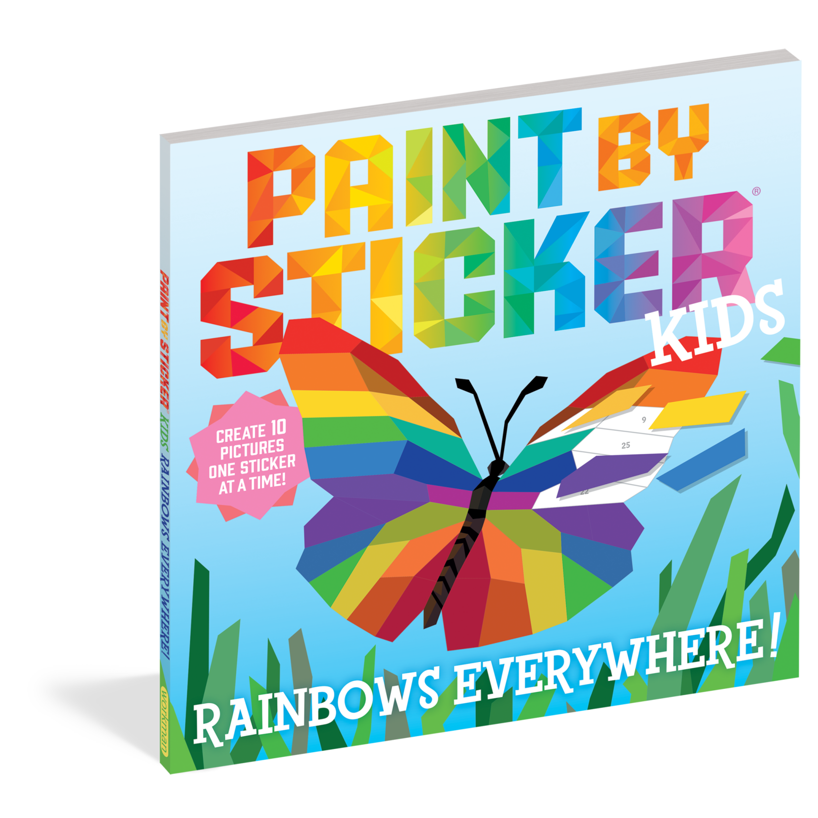 Workman Publishing Paint by Sticker – Kids: Rainbows Everywhere!