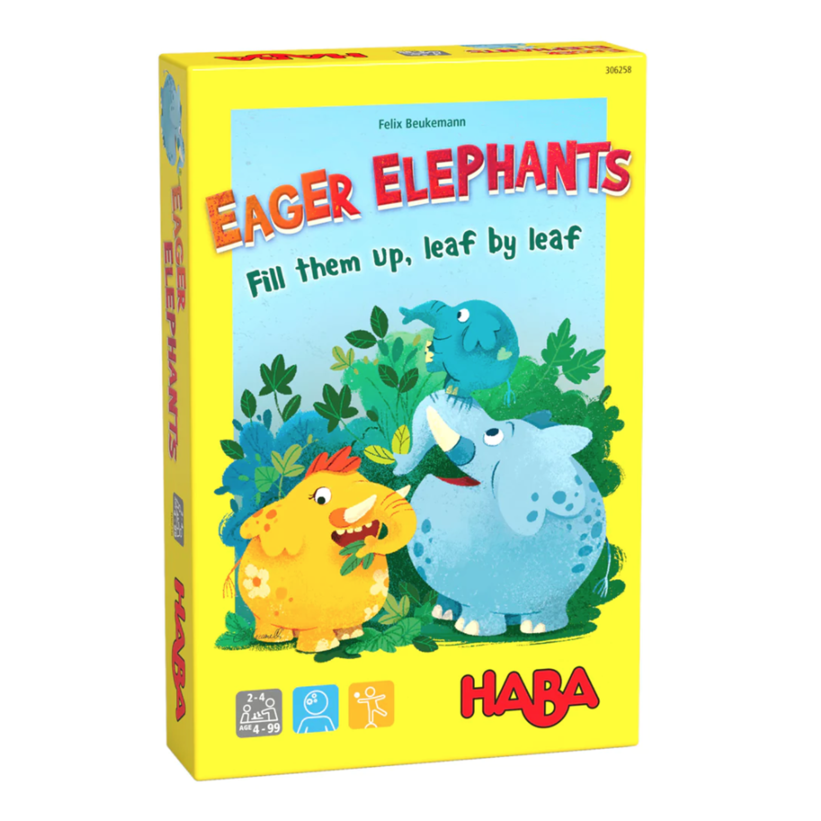 Haba Eager Elephants: Fill Them Up, Leaf by Leaf