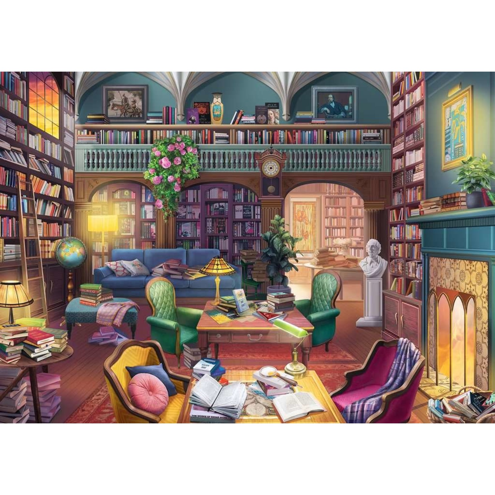 Ravensburger Dream Library, 500-Piece Oversized Jigsaw Puzzle