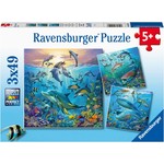 Ravensburger Ocean Life, 49-Piece Jigsaw Puzzles (Set of 3)