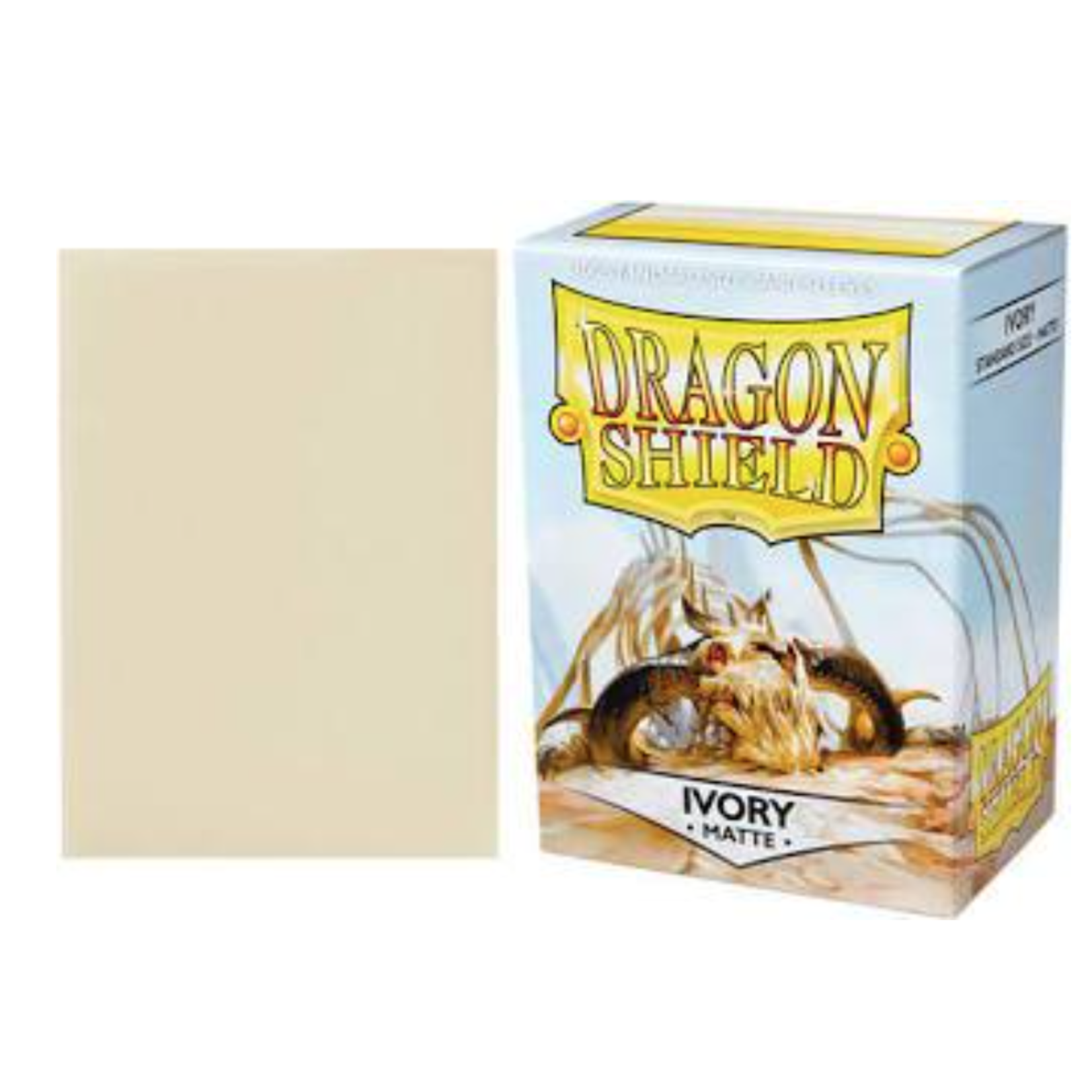 Dragon Shield Card Sleeves: Matte Ivory (100 Count)