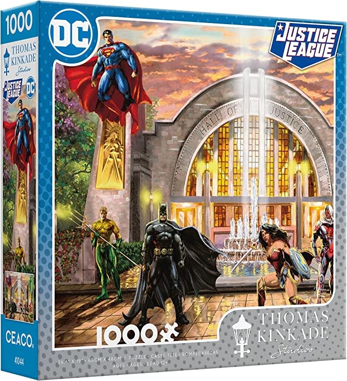 problema Tableta arco DC Comics Hall of Justice, 1000-Piece Jigsaw Puzzle - Labyrinth Games &  Puzzles