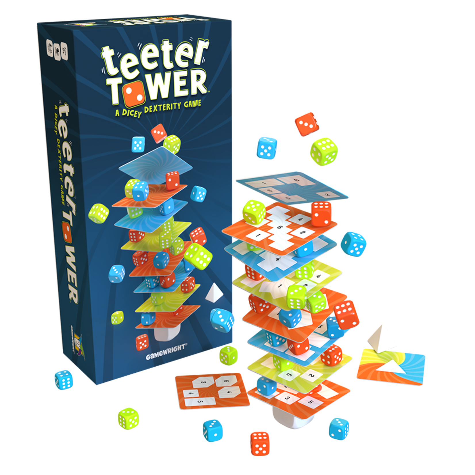 Gamewright Teeter Tower: A Dicey Dexterity Game