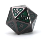DHD D20 Die: Mythica Sinister Emerald
