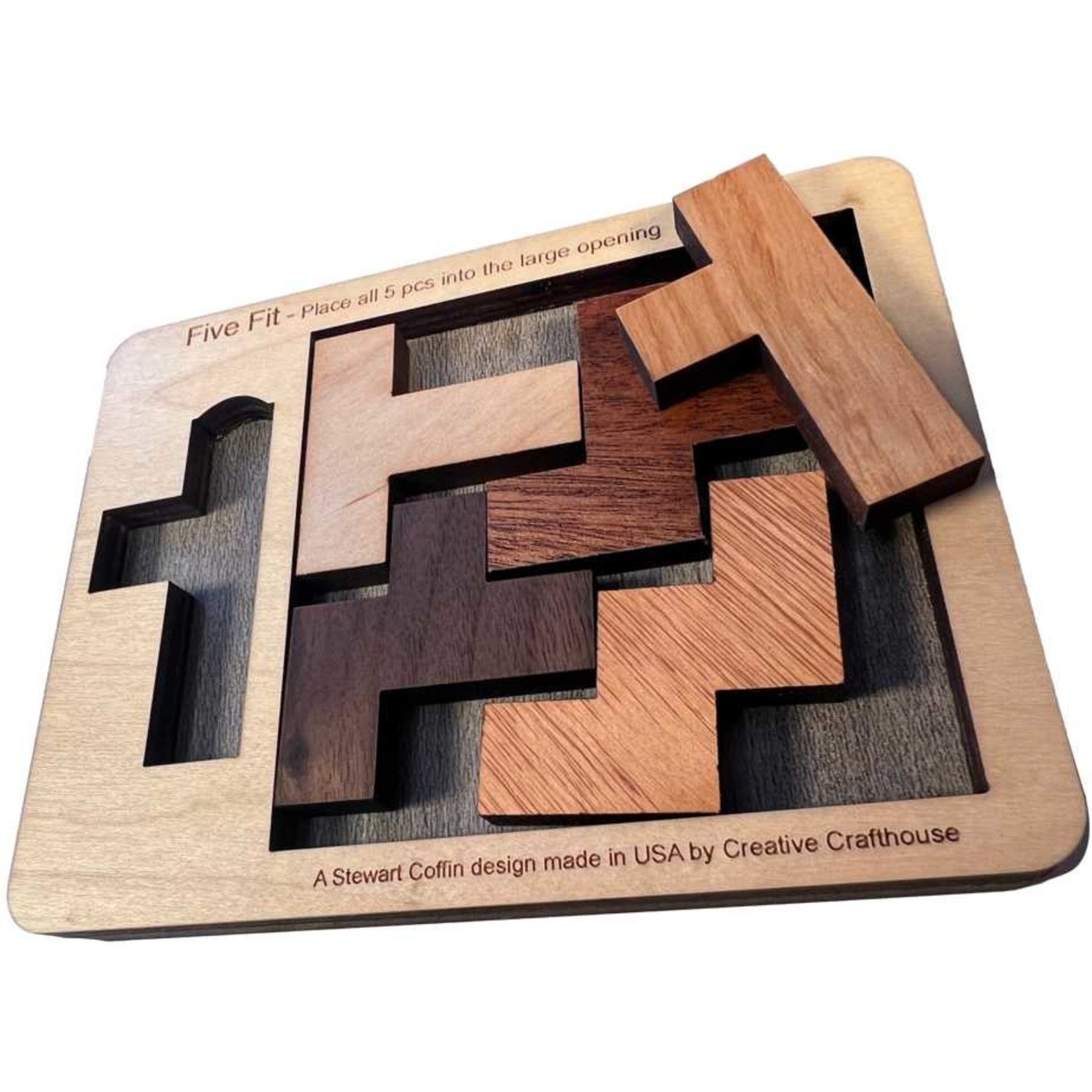 Creative Crafthouse Five Fit Puzzle – A Stewart Coffin Design (size small)