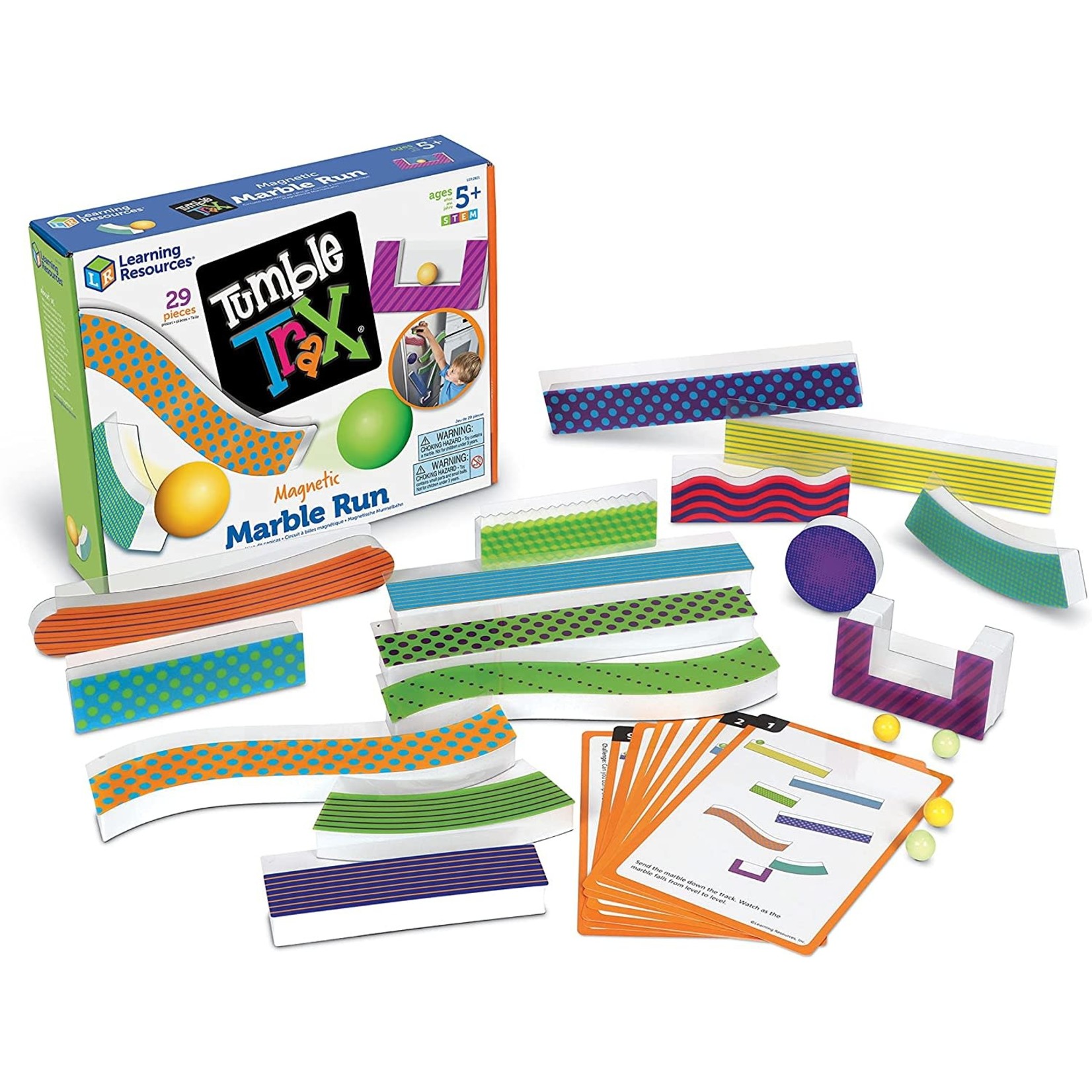 Learning Resources Tumble Trax Magnetic Marble Run