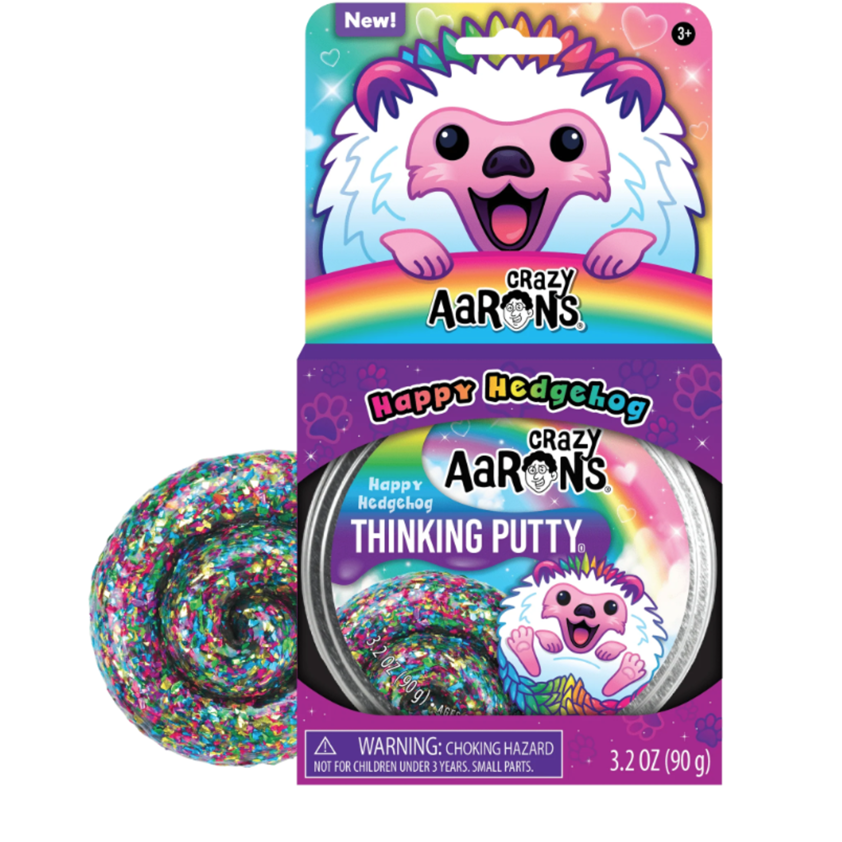 Crazy Aarons Crazy Aaron's Thinking Putty® – Happy Hedgehog Putty Pets (4")