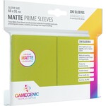Gamegenic Card Sleeves: Matte Lime Green, Standard Prime (100 Count)