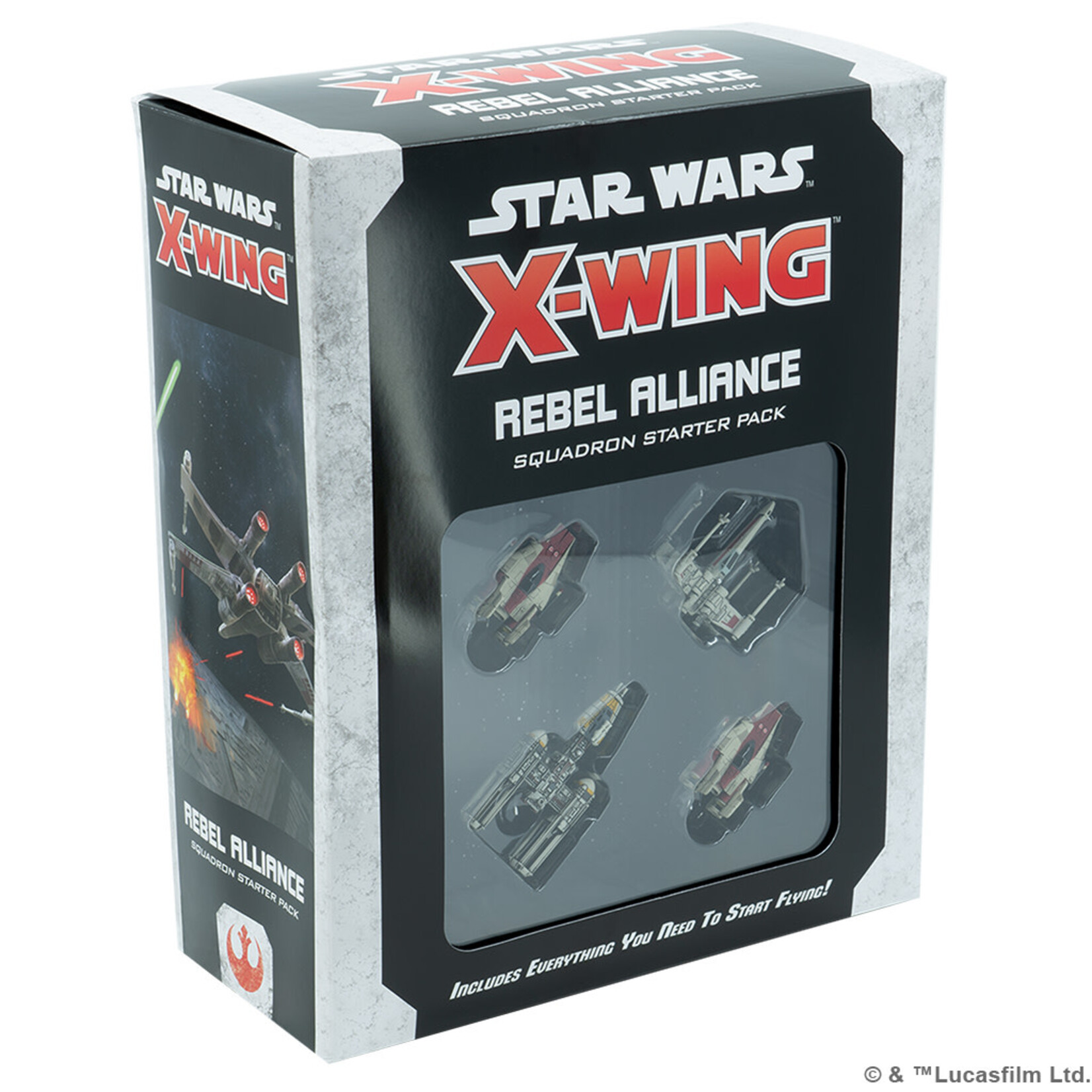 Fantasy Flight Games Star Wars X-Wing: Rebel Alliance Squadron Starter Pack (2nd Edition; Expansion)
