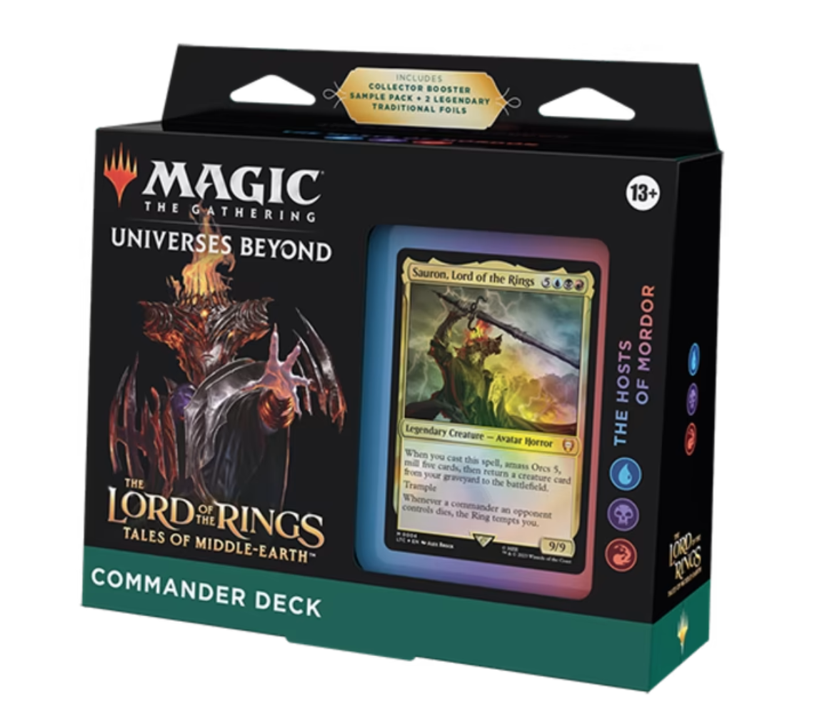 Magic the Gathering CCG: Lord of the Rings Commander Deck Carton