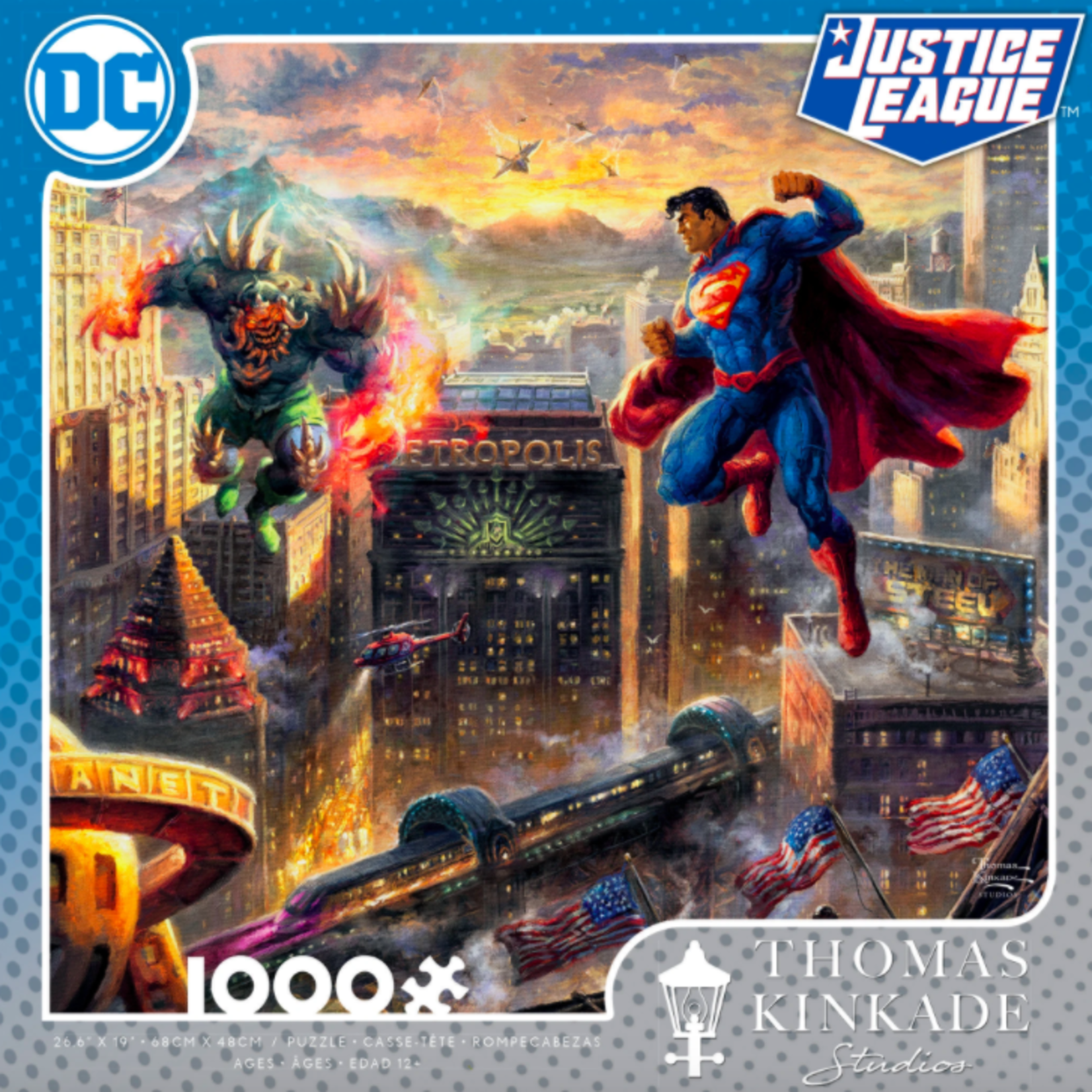 Ceaco DC Comics Superman Man of Steel – 1000-Piece Jigsaw Puzzle