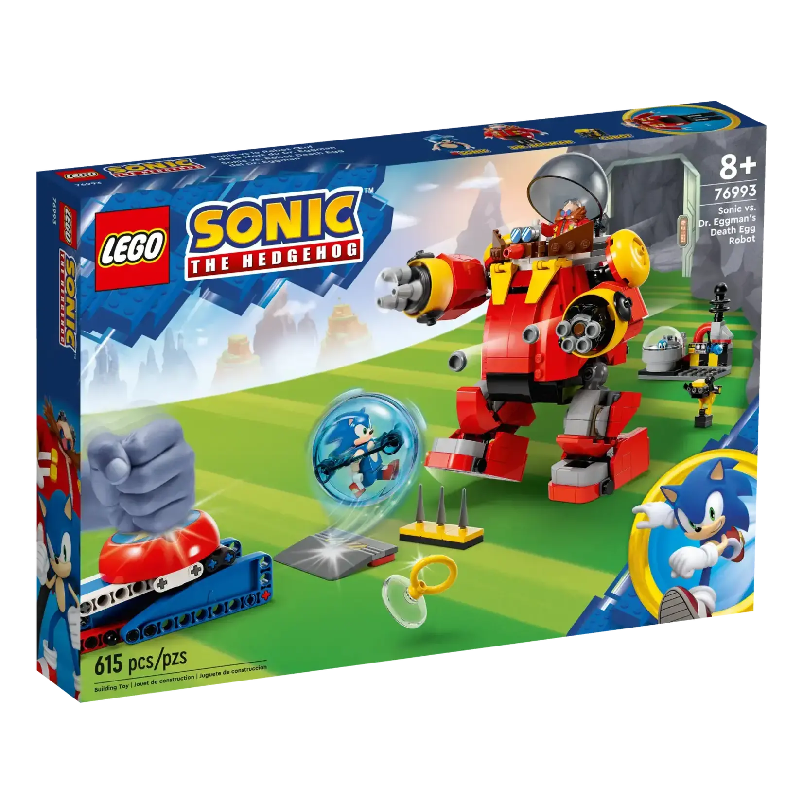 LEGO Sonic vs. Dr. Eggman's Death Egg Robot (76993) - Labyrinth Games &  Puzzles