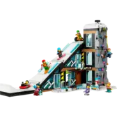 LEGO City Ski and Climbing Center Building Toy Set, 3-Level Building with a  Ski Slope, 8 Minifigures and 2 Animal Figures for Imaginative Winter