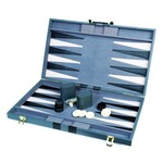 John Hansen 11-Inch Backgammon Set in Attaché Case