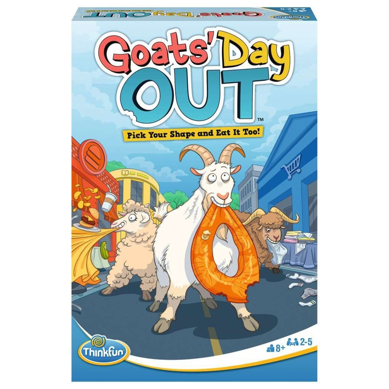 ThinkFun Goats' Day Out: Pick Your Shape and Eat It Too!