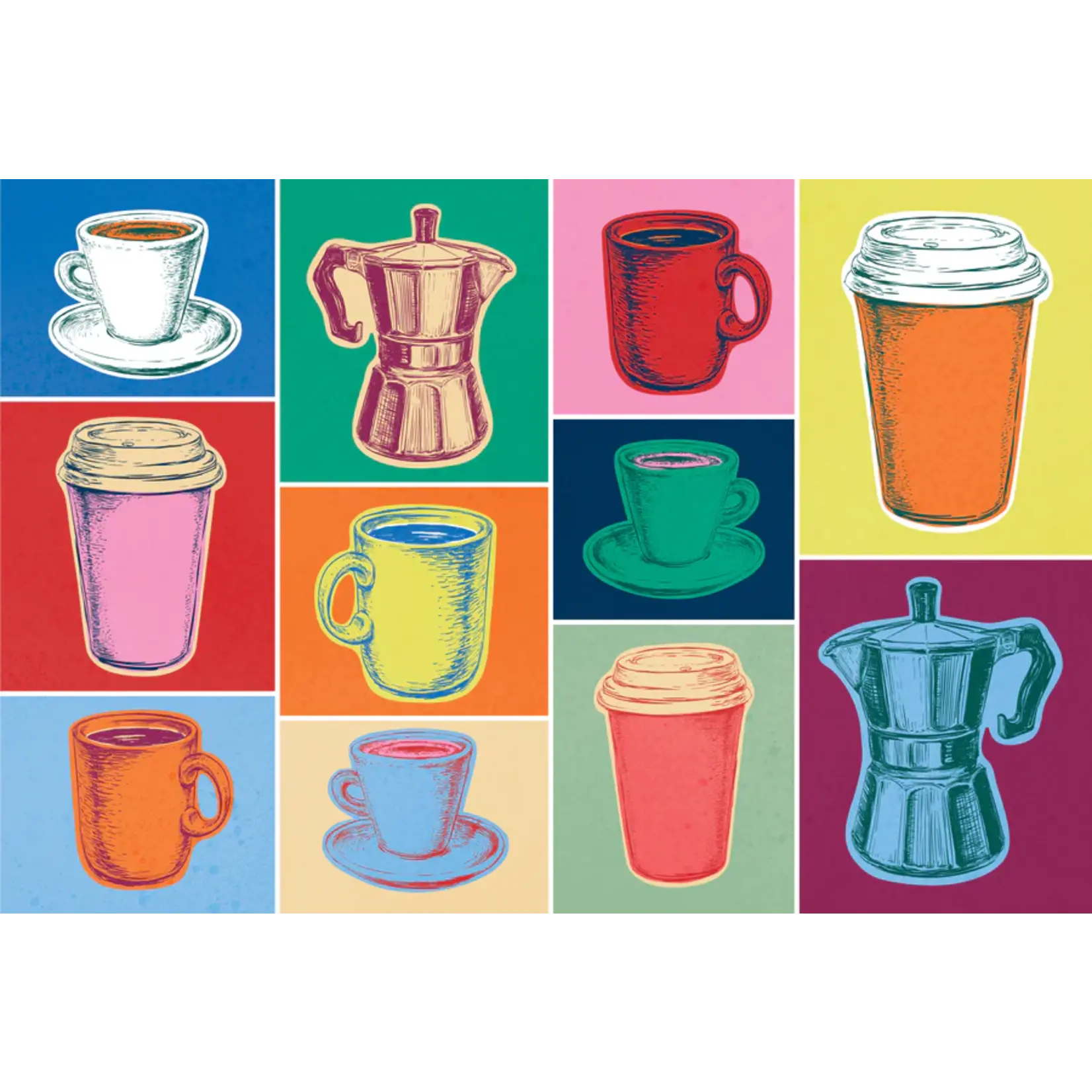 Parragon Coffee Lovers, 100-Piece Jigsaw Puzzle (in Cube)