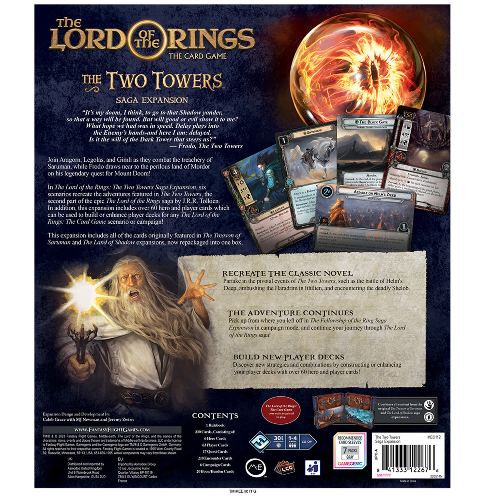 The Two Towers Saga Expansion - Fantasy Flight Games