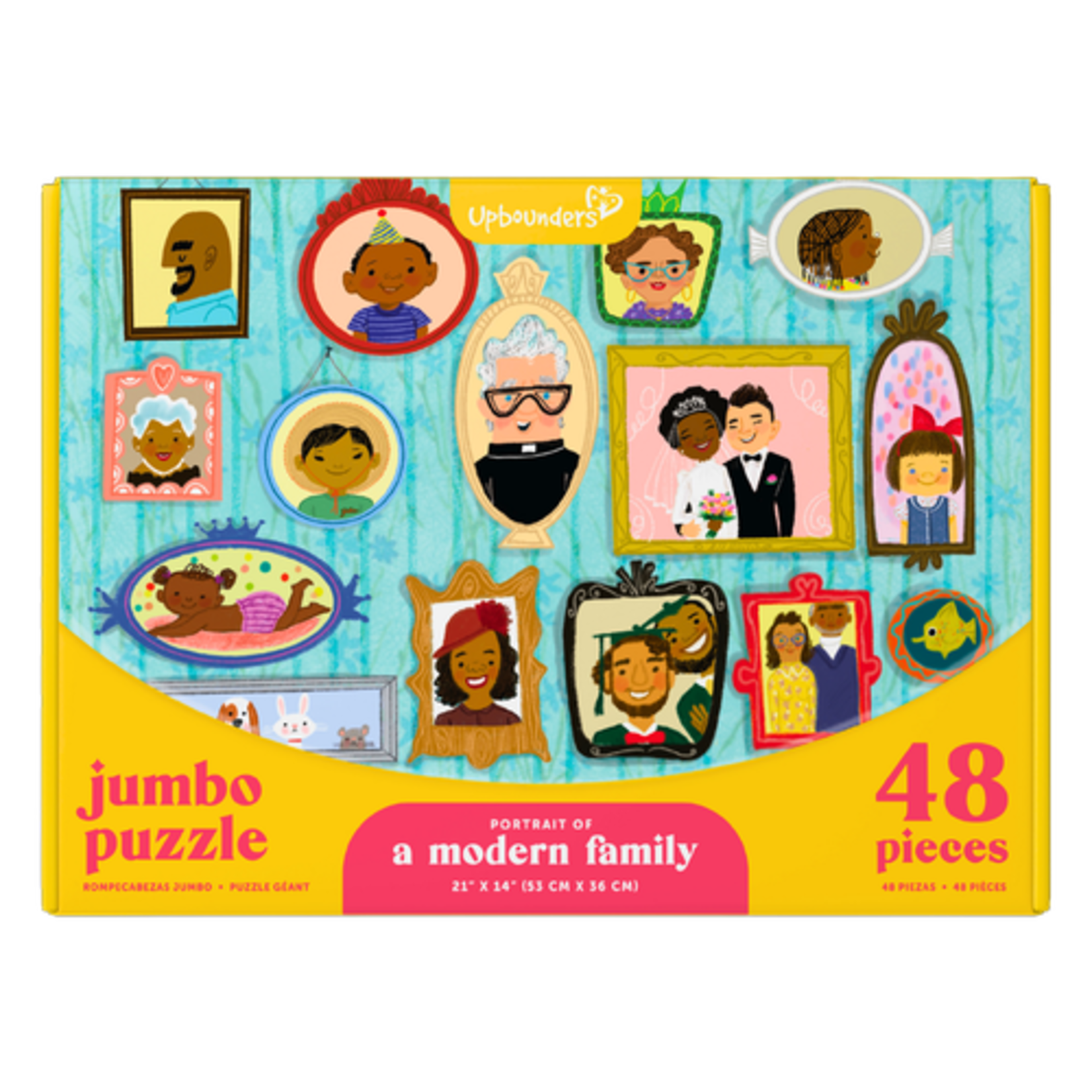 Upbounders Portrait of a Modern Family, 48-Piece Jigsaw Puzzle