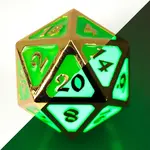 Die Hard Dice Dire D20 Die: AfterDark Mythica Neon Wild
